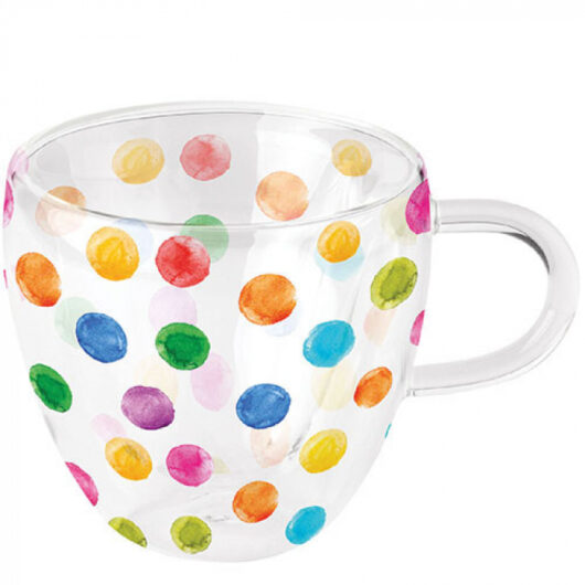 Glas Polka Dots